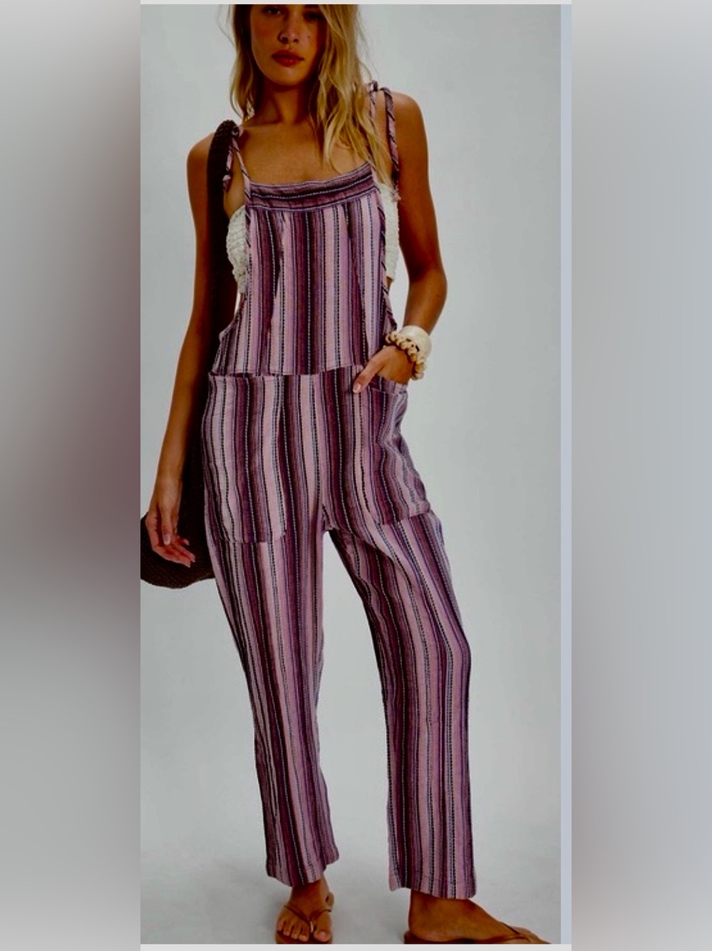 Free People
Freya Stripe Overalls small